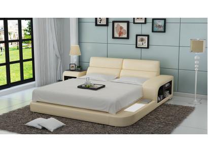 Łóżko USB Łóżko tapicerowane łóżko luksusowe Podwójne łóżko podwójne łóżko 200x220cm LB8805 Nowość
