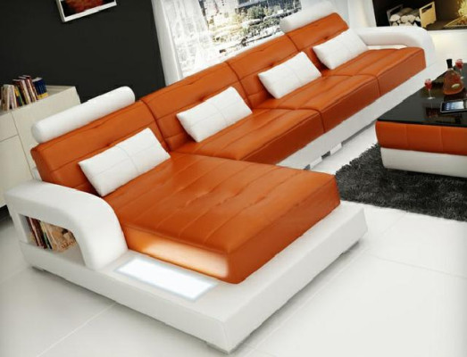 SOFA SKÓRZANA SOFA NAROŻNIKOWA Narożnikowa kanapa Zestaw sofowy PROJEKTANTOWA KANAPA Żywy krajobraz Sofy