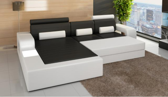 SOFA SKÓRZANA SOFA NAROŻNIKOWA Narożnikowa kanapa Zestaw sofowy PROJEKTANTOWA KANAPA Żywy krajobraz Sofy