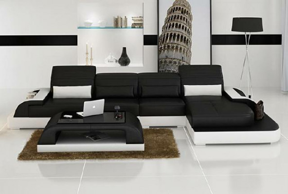 Żywy krajobraz Podkładka Narożnik Narożnik Sofa Couch Ustawić Landscape Skóra