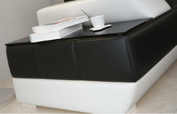 Narożnik kanapa Żywy krajobraz Couch Podkładka L Form Ustawić Narożnik Kanapy XXL Sofy