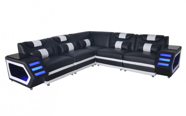 Design Skóra Podkładka Siedziba Narożnik Skóra Podkładka Narożnik Krajobraz Pokój Mieszkalny