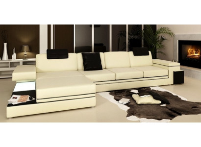 Design skórzana sofa sofa kanapa Podkładka Żywy krajobraz Narożnik Ustawić Narożnik Tachau BS