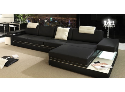 Design skórzana sofa sofa kanapa Podkładka Żywy krajobraz Narożnik wystrój Ustawić Narożnik