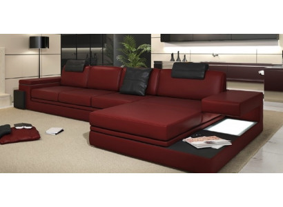 Design skórzana sofa sofa kanapa Podkładka Żywy krajobraz Narożnik Ustawić Włókienniczy