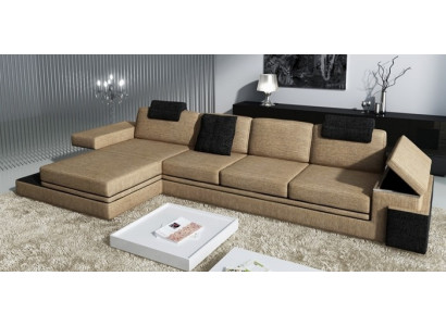 Design skórzana sofa sofa kanapa Podkładka Ustawić Żywy krajobraz Narożnik Włókienniczy