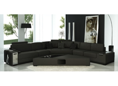 Skórzana sofa Narożnikowa kanapa Sofa Kanapa Podkładka Designer Zestaw narożny Żywy krajobraz LimaS