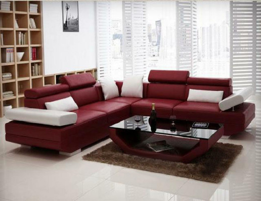Żywy krajobraz Podkładka Narożnik Narożnik Sofa z USB Ustawić Landscape Skóra AlfredB