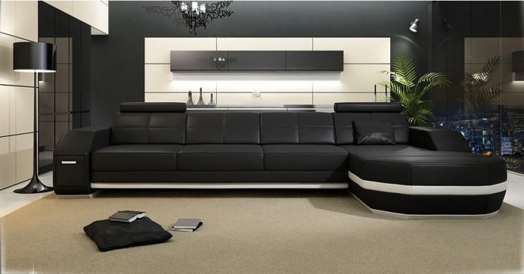 Design Narożnikowa kanapa Kanapa Podkładka Narożnik Ustaw Skórzana sofa Narożnik Żywy krajobraz PH300B
