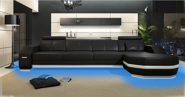Design Narożnikowa kanapa Kanapa Podkładka Narożnik Ustaw Skórzana sofa Narożnik Żywy krajobraz PH300B