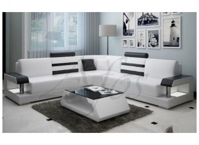 Żywy krajobraz Podkładka Narożnik Narożnik Sofa Couch Ustaw Landscape Skóra Nowy - 2723B