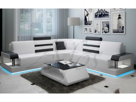 Żywy krajobraz Podkładka Narożnik Narożnik Sofa Couch Ustaw Landscape Skóra Nowy - 2723B