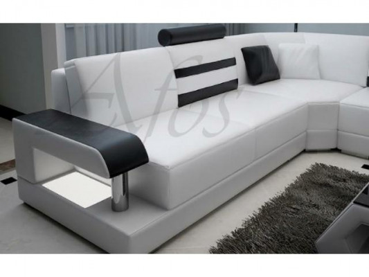 Żywy krajobraz Podkładka Narożnik Narożnik Sofa Couch Ustaw Landscape Skóra Nowy - 2723B