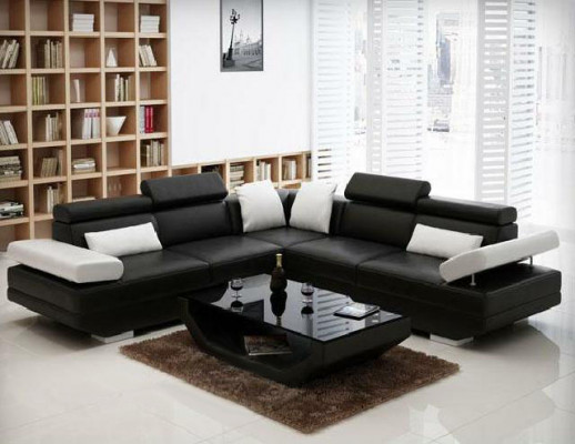 Żywy krajobraz Podkładka Narożnik Narożnik Sofa Couch Ustaw Landscape Skóra - AlfredB