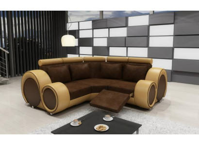 Narożnik Skóra Włókienniczy Materiał Kanapa Sofa Ustaw Żywy krajobraz Podkładka Narożnik Nowy LMII