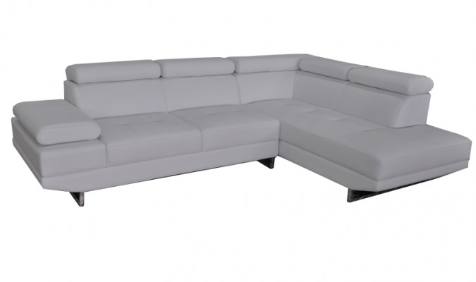 Narożnik Skóra Modern XXL Couch Żywy krajobraz Skórzana sofa w kształcie litery L B2003