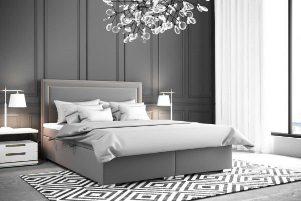 Boxspring Design Łóżko Hotel Double bed Luksusowa Podkładka Box Funkcja Aksamit Nowość