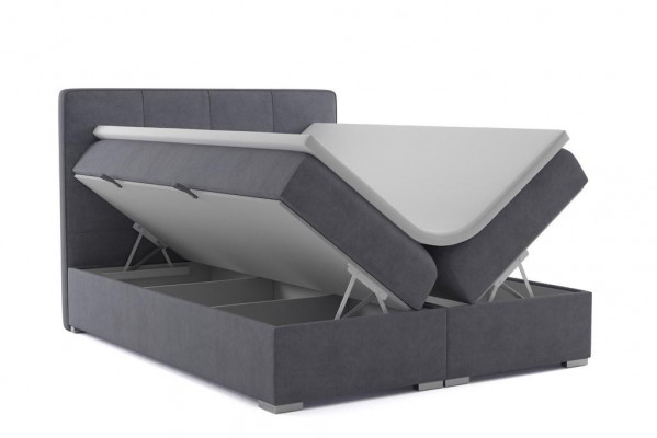 Box spring Łóżko Hotelowe podwójne Aksamit Włókienniczy luksusowe łóżko Podkładka Podstawa funkcji łóżka