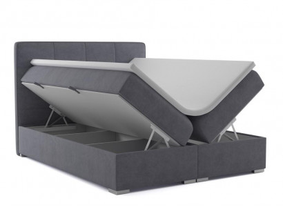 Box spring Łóżko Hotelowe podwójne Aksamit Włókienniczy luksusowe łóżko Podkładka Podstawa funkcji łóżka