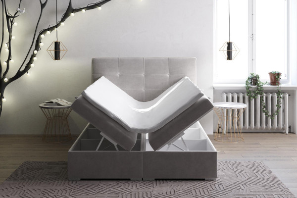 Box spring Łóżko Hotelowe podwójne Aksamit Włókienniczy luksusowe łóżko Podkładka Podstawa funkcji łóżka