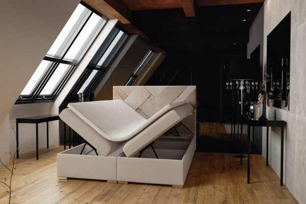 Skrzynia łóżko Hotel Double Luxury bed Podkładka Podstawa łóżka Funkcja 140x200cm