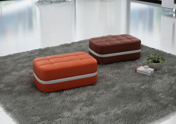 Design Podkładka Stołek Podnóżek Ottoman Siedziba Tapicerowana Pufa