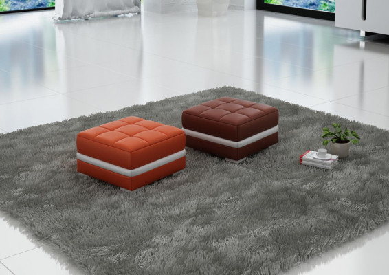 Design Podkładka Stołek Podnóżek Ottoman Siedziba Tapicerowana Pufa FT002