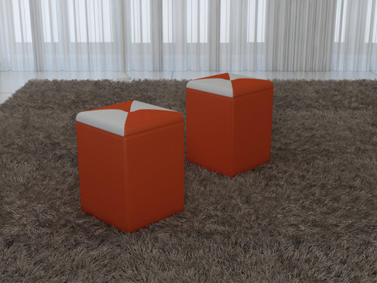 Design Podkładka Stołek Podnóżek Ottoman Siedziba Szezlong Tapicerowany FT006