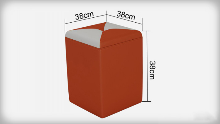 Design Podkładka Stołek Podnóżek Ottoman Siedziba Szezlong Tapicerowany FT006