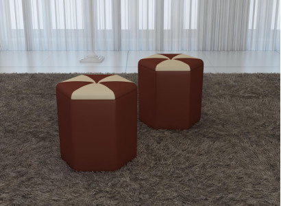 Design Podkładka Stołek Podnóżek Ottoman Siedziba Tapicerowana Pufa FT007
