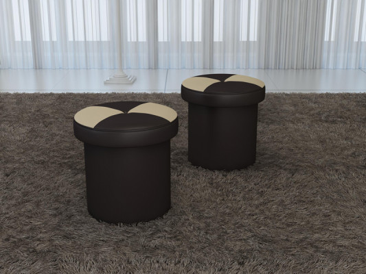 Design Podkładka Stołek Podnóżek Ottoman Siedziba Szezlong Tapicerowany FT008