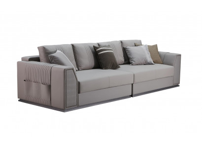 Sofa Luksusowa Szara Do Salonu Materiał Włókienniczy Nowoczesny Design Kanapy Creative Meble Nowość