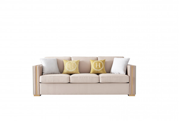 Designerski Salon Meble Zestaw sofowy Kanapa Podkładka Kompletna Sofa