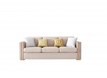 Designerski Salon Meble Zestaw sofowy Kanapa Podkładka Kompletna Sofa