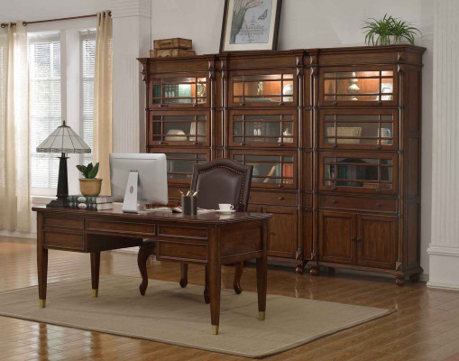 Biurko Zestaw Biurko Ustawić Tabela Szefa Kuchni Fotel Szafa Wyposażenie Nowe 5-częściowe.