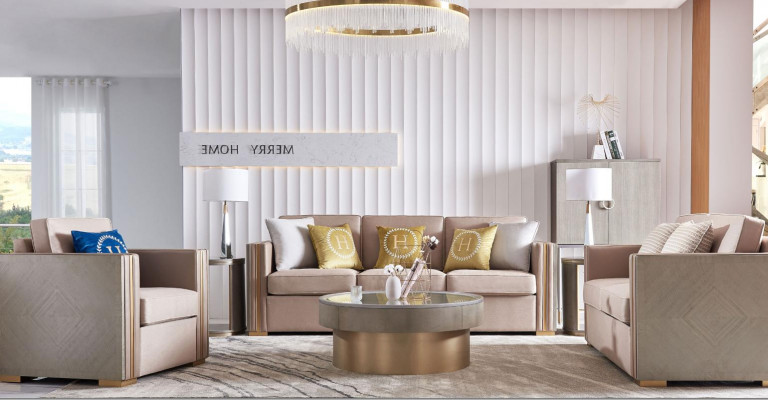 Zestaw sofowy Podkładka 311 miejsce do siedzenia Set Design Sofy Kanapy Włókienniczy Modern Ustawić
