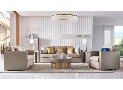Design Furniture Meble Zestaw sofowy 3+2 miejsce do siedzenia Kanapa Zestaw podkładek