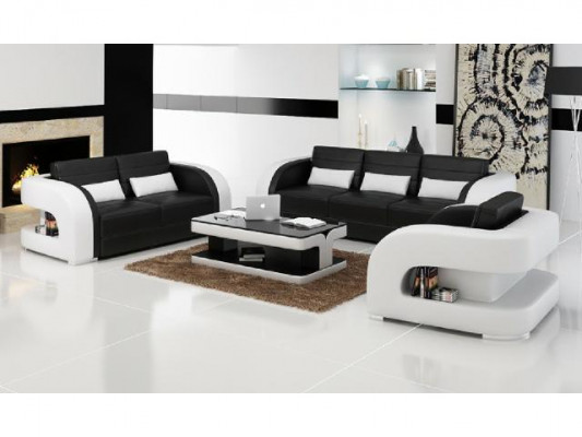 3+2+1 Zestaw sofowy skórzana sofa kanapa sofa designerskie sofy Żywy krajobraz Bergamo
