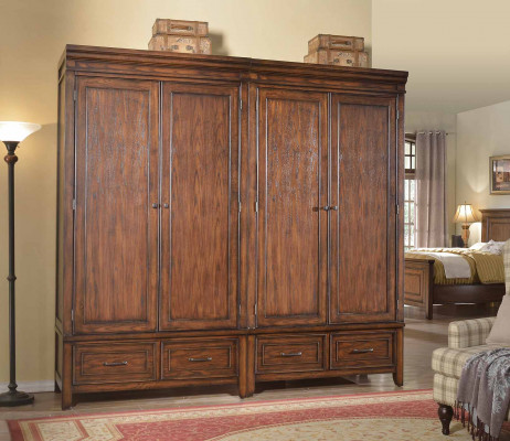 Klasyczna 2x Szafa Design Sypialnia Meble Szafa Szafki Drewno Nowość