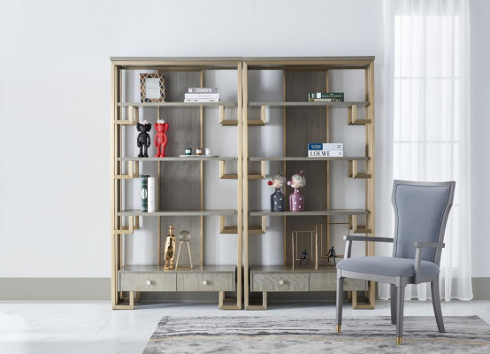 Designerska Gablota 2x Galota Drewno Szafa Szafki półki do salonu