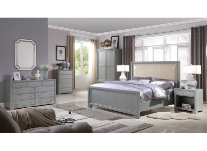 Designerskie łóżka luksusowe podwójne łóżka hotelowe Sypialnia Drewno nowe 180x200 cm