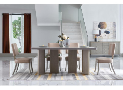 jadalnia Tabela Designer Luxury Meble Drewno stoły 200x90cm salon