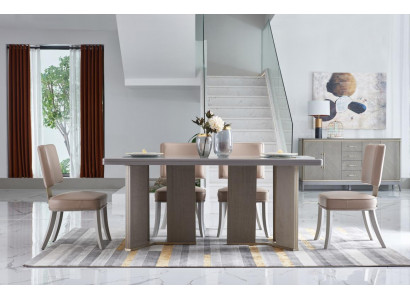 jadalnia Tabela Designer Luxury Meble Drewno stoły 200x90cm salon