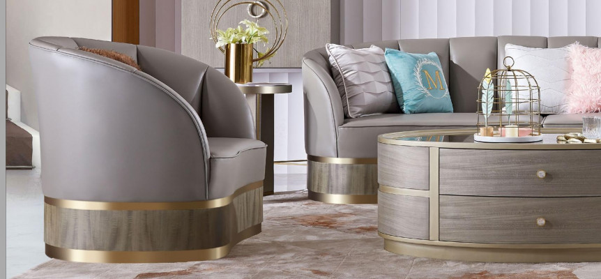 Fotel Designer Krzesło Podkładka Relaks Materiał Włókienniczy Skóra Lounge Club Jednomiejscowy Nowy