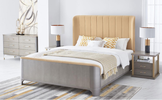 Design Łóżko Classic Podkładka łóżka Designer Podwójne łóżko z ramą łóżka 180x200cm