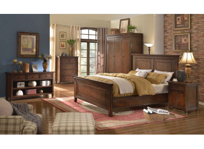Łóżko Design Double Hotel bed Marriage Sleep Pokój Drewno Luksusowe łóżko
