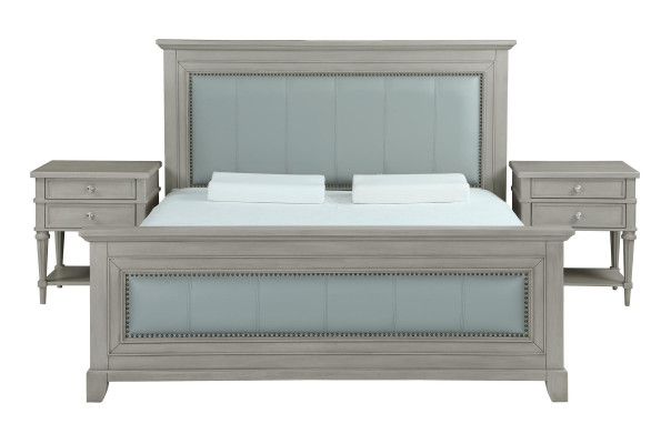 Łóżko Designer Luksusowe łóżko hotelowe 180x200cm Sleep Pokój Drewno Podwójne łóżko Baroque