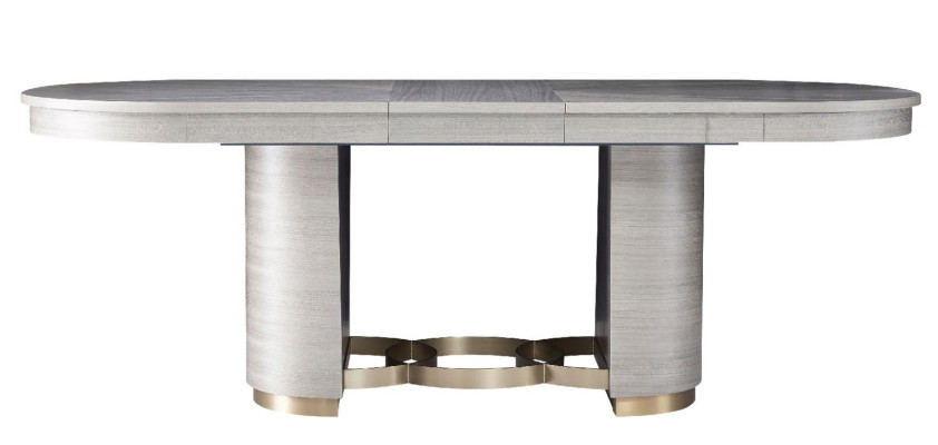 Design Stół obiadowy Drewno Kamień Tabela Nowoczesne stoły do ​​jadalni Meble 221x95 stoły