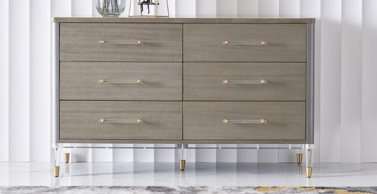 Design Kredens Komoda Szafa Kredens z 6 szufladami
