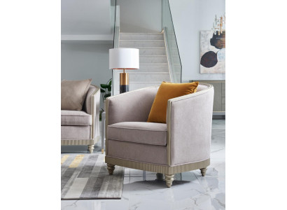 Fotel Jednomiejscowy Royal Krzesło Throne Podkładka Lounge Krzesła Sofa Hotel